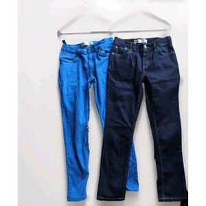 (2) Levi's 512 Boy's 12 Slim Taper Classic 5 Pocket Fit Jeans Skinny Bright Dark